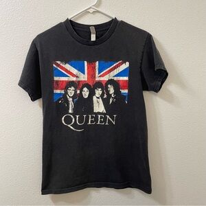 Alstyle queen graphic t shirt black small
